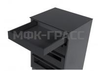 REJS ультрабокс push open L=450 H=86 графит