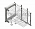 MAXIMA CLASSIC Магический угол Front 900 Левый металл хром